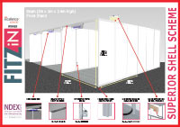 9 sqm front shell stand